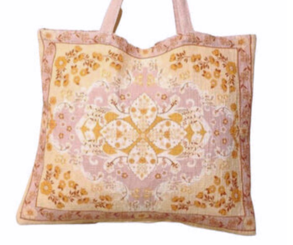 Enchanted Forest Bohemian Tote Bag - Dusty Rose Sun Republic 