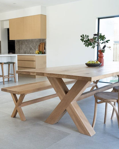 Esperance American Oak Dining Table Sun Republic 