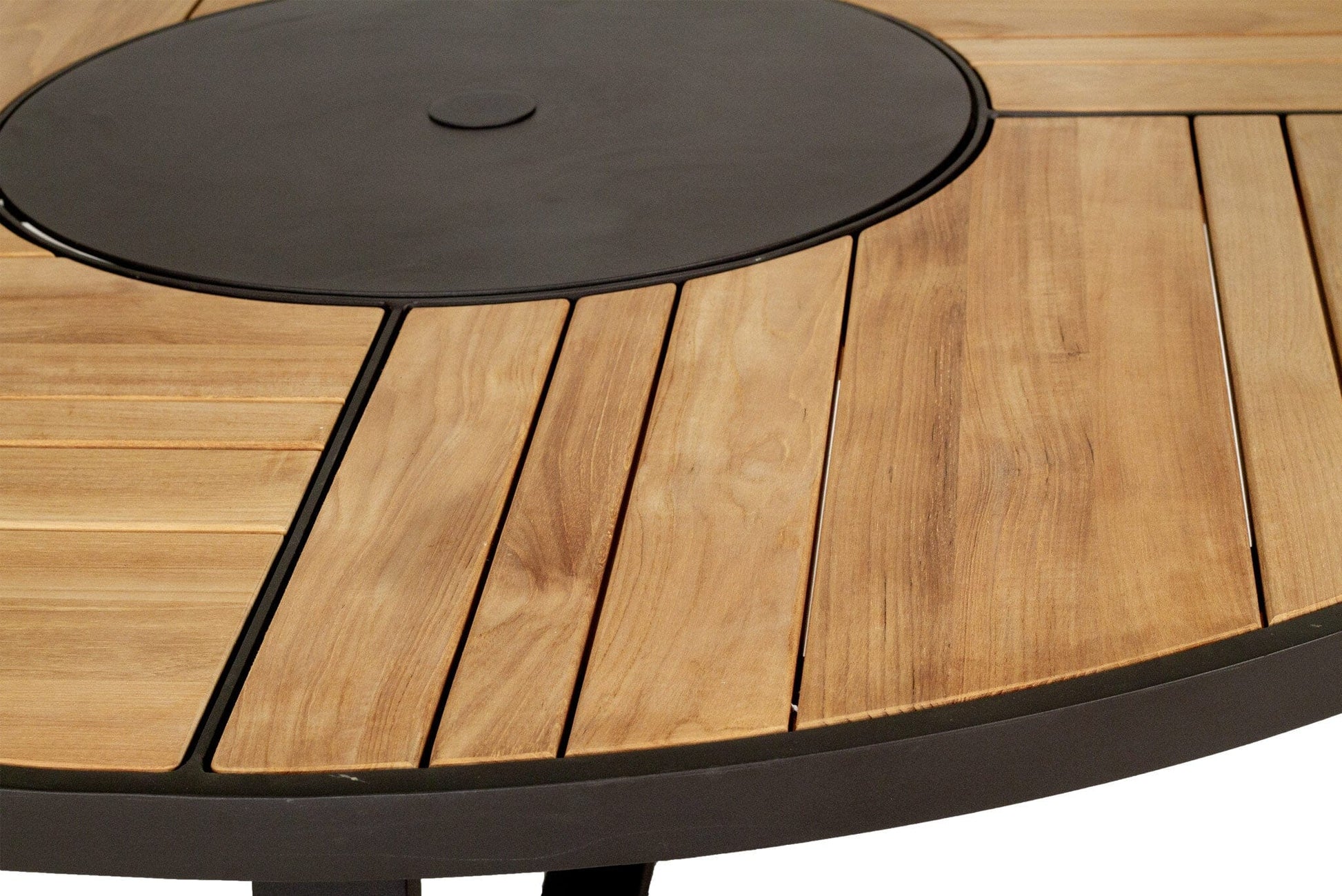 Finn Round Outdoor Dining Table - Asteroid Black Abide 