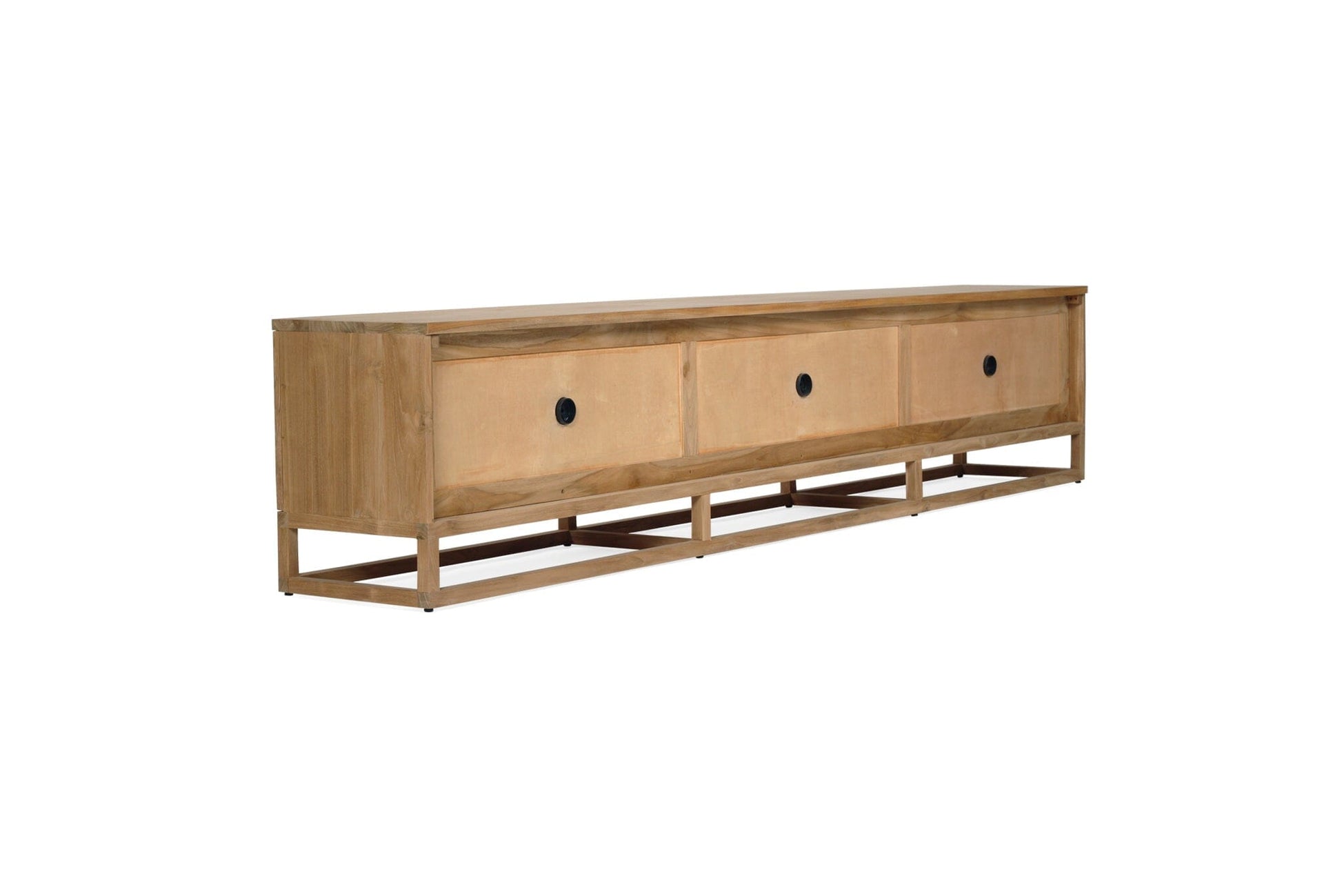 Flynn Natural Teak Entertainment Unit - 200cm & 300cm Sizes Sun Republic 