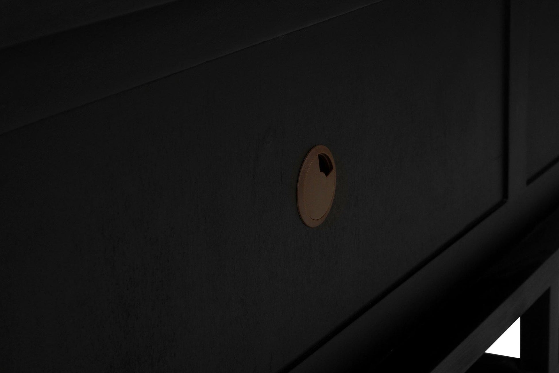 Flynn Teak Entertainment Unit - Black - 200cm & 300cm Sizes Sun Republic 