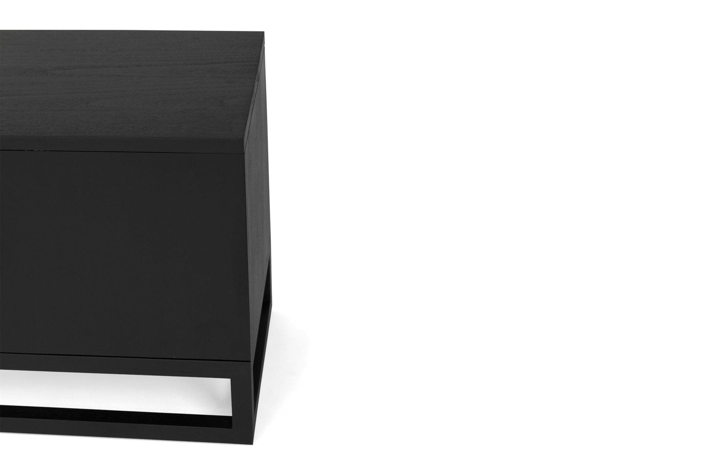 Flynn Teak Entertainment Unit - Black - 200cm & 300cm Sizes Sun Republic 