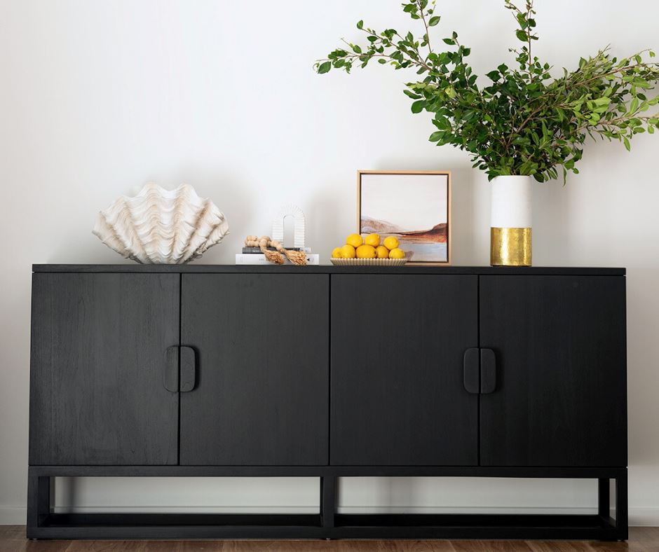 Flynn Teak Sideboard - Black Sun Republic 