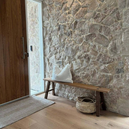 Franklin Natural & White Stripe Indoor/Outdoor Floor Mat Door Mates 