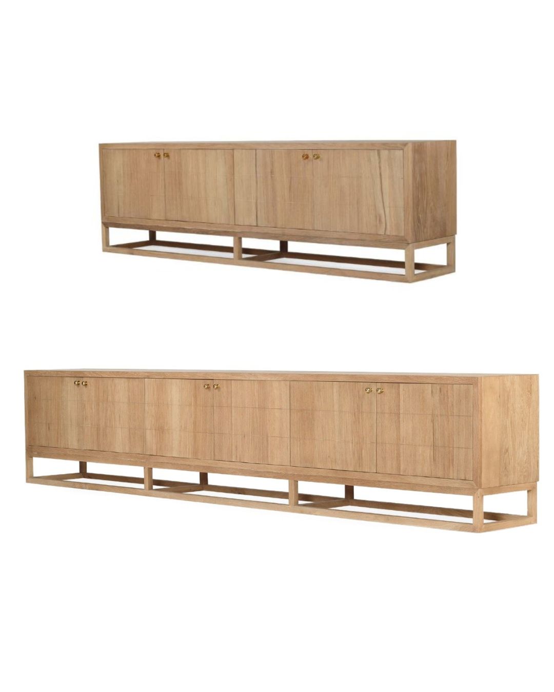 Freya American Oak Entertainment Unit - 200cm & 300cm Sun Republic 