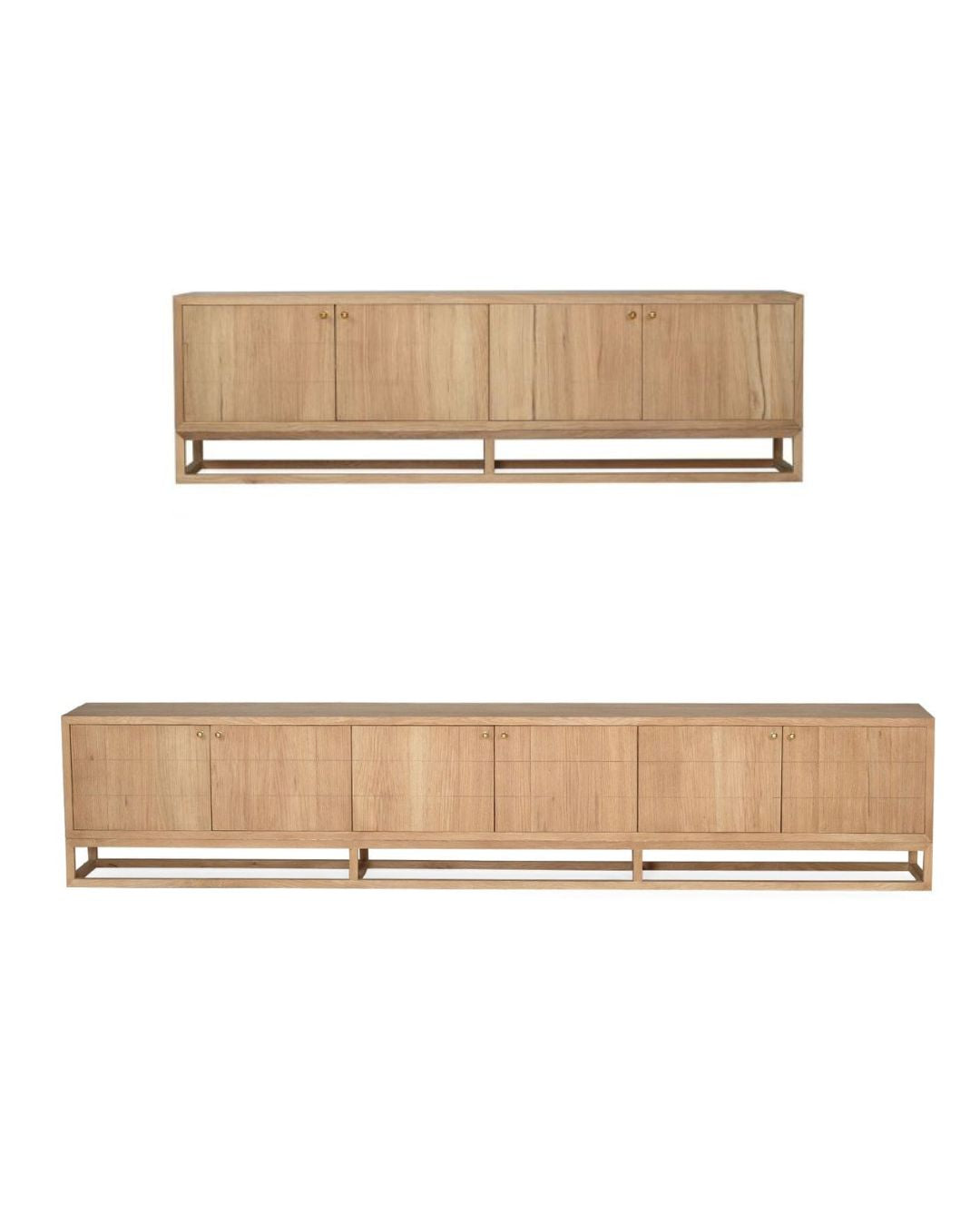 Freya American Oak Entertainment Unit - 200cm & 300cm Sun Republic 
