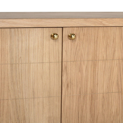 Freya American Oak Entertainment Unit - 200cm 