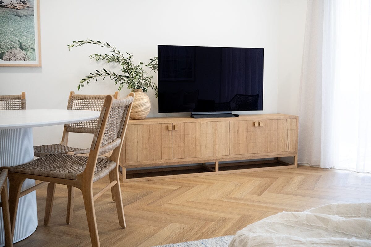 Freya American Oak Entertainment Unit - 200cm & 300cm Sun Republic 