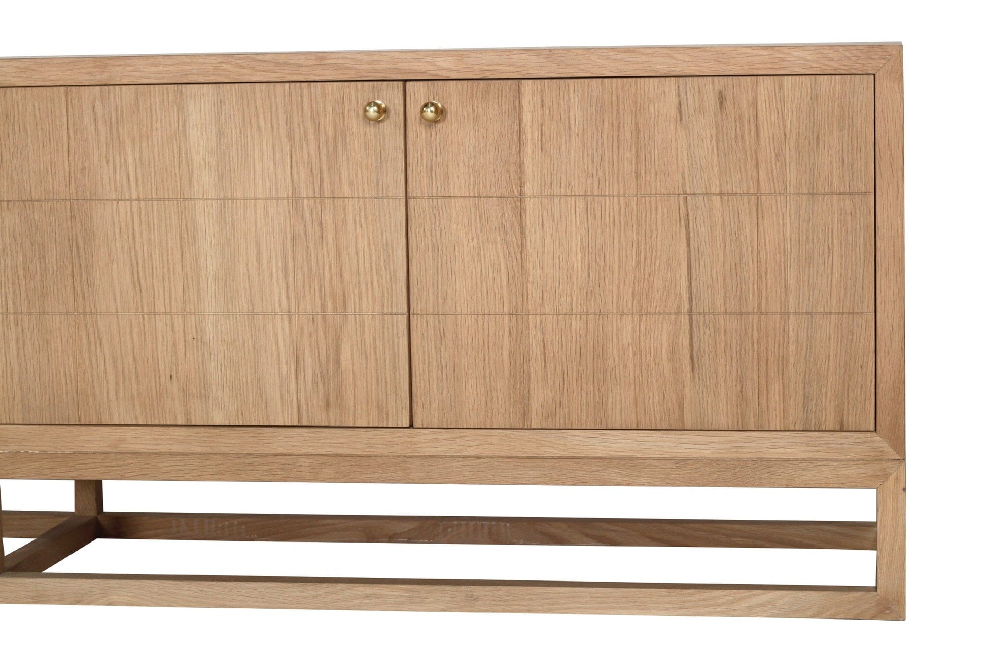 Freya American Oak TV Entertainment Unit - Six Door Sun Republic 