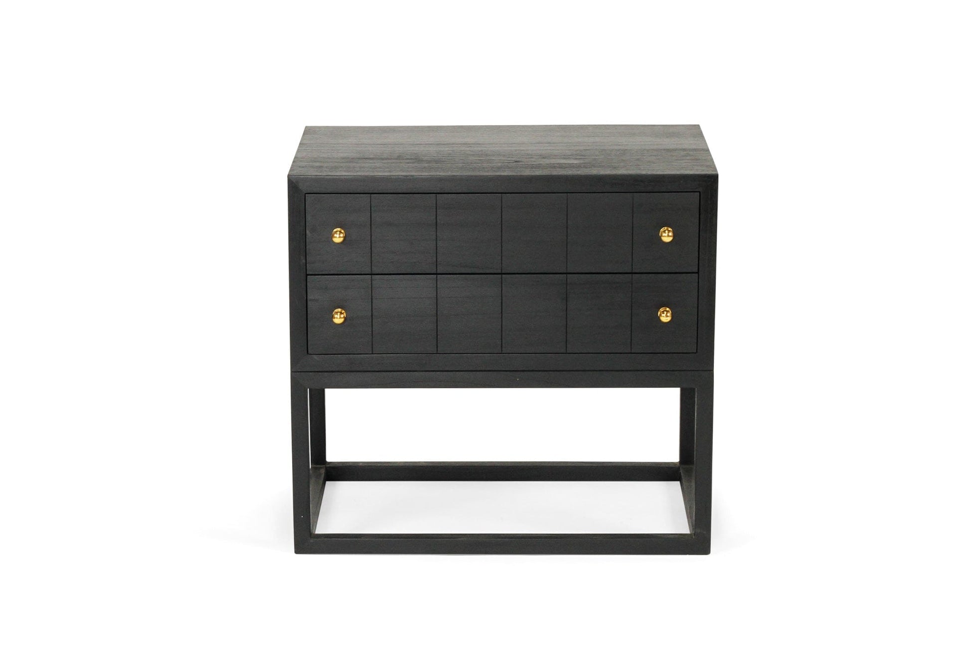 Freya Black Bedside Table Nightstand Sun Republic 