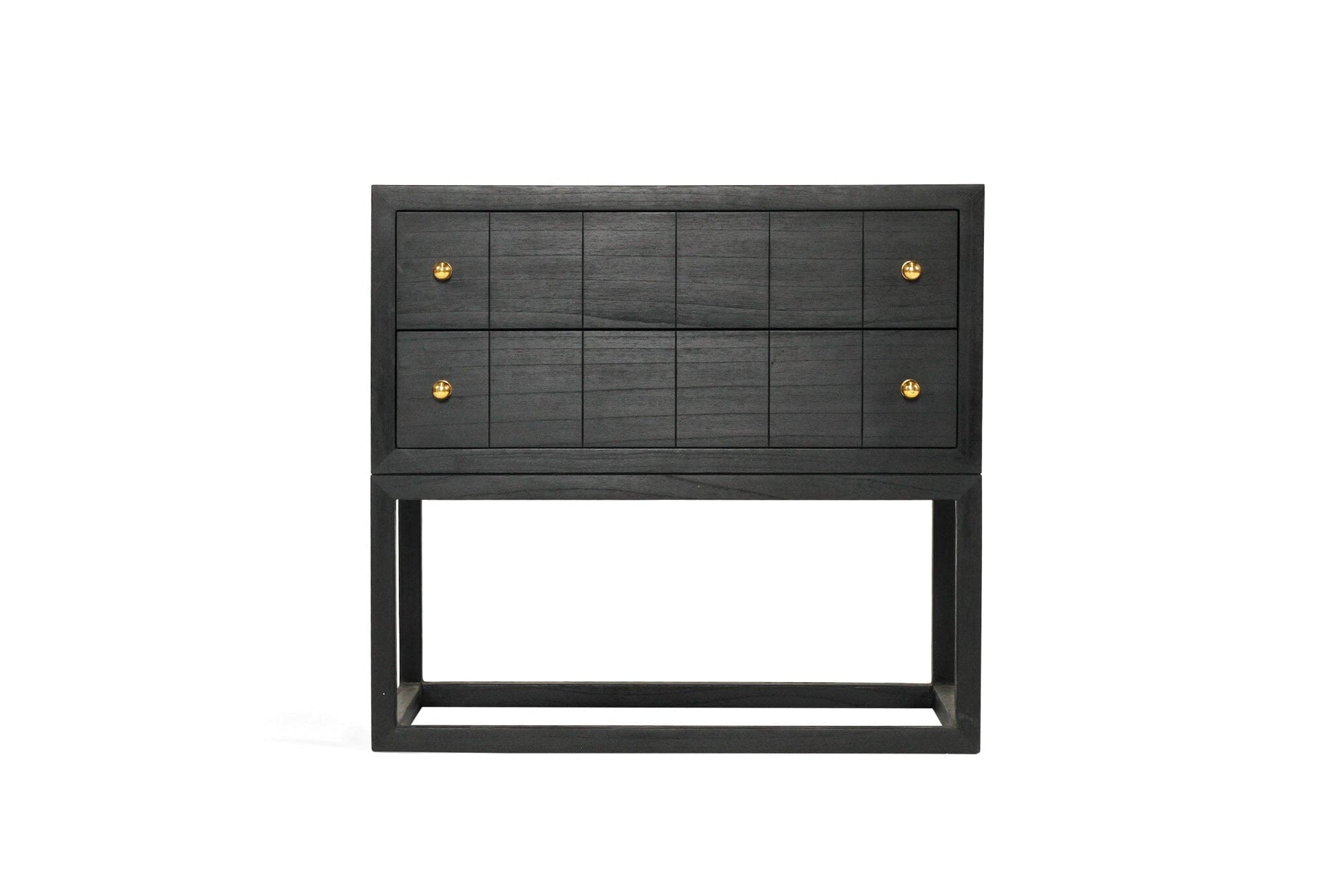 Freya Black Bedside Table Nightstand Sun Republic 