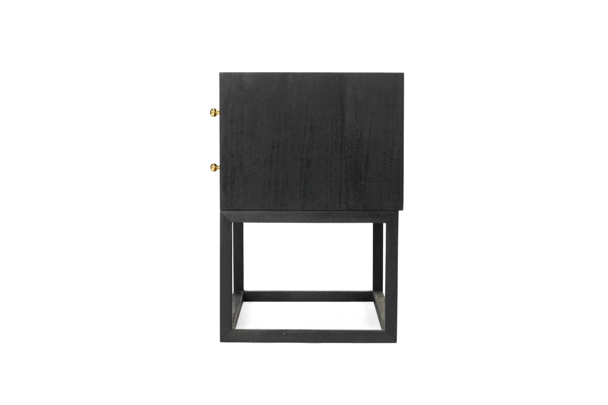 Freya Black Bedside Table Nightstand Sun Republic 