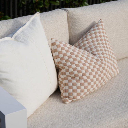 Gambit Cushion - Off White/Nutmeg Sun Republic 