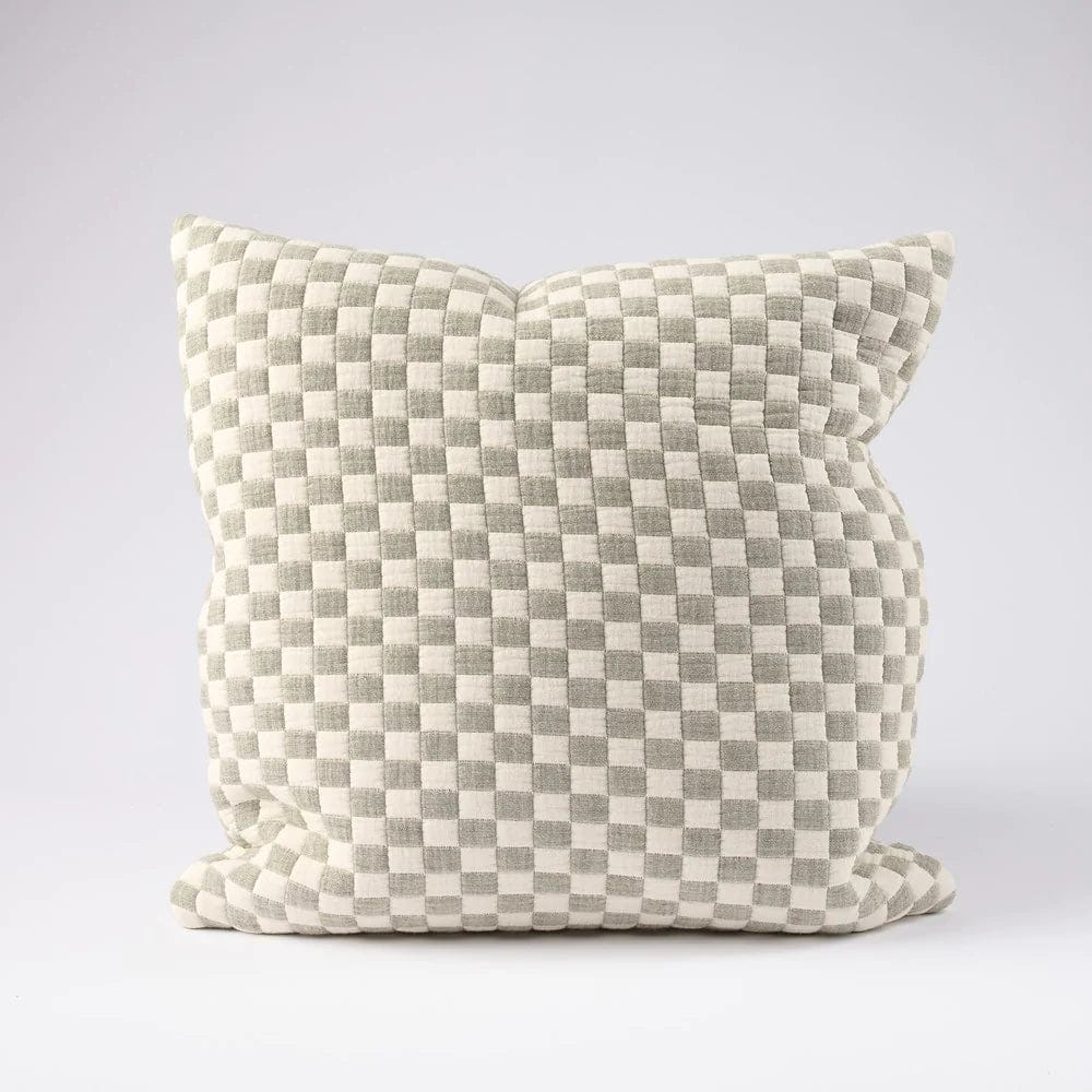 Gambit Cushion - Off White/Pistachio Sun Republic 