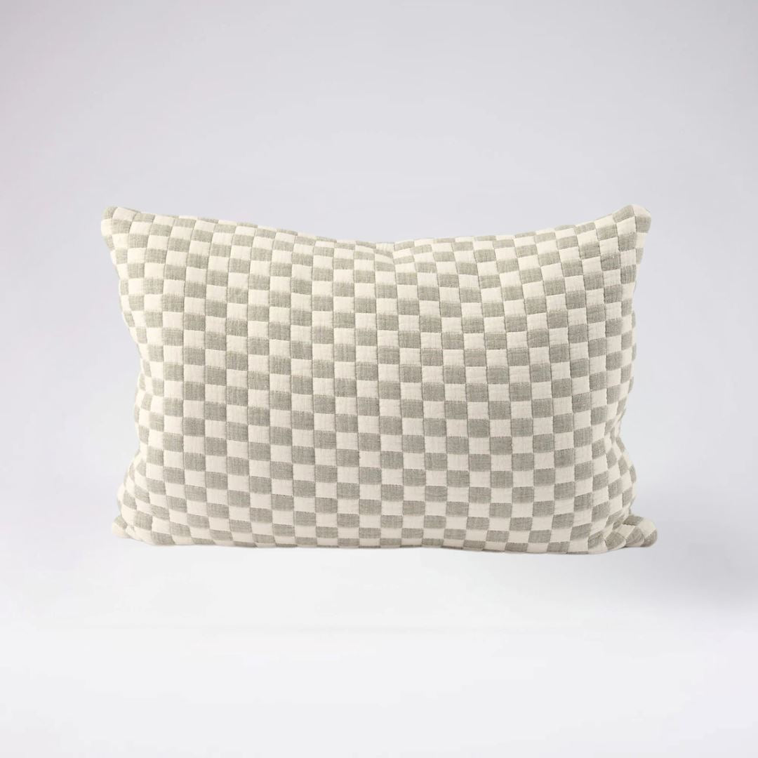 Gambit Cushion - Off White/Pistachio Sun Republic 