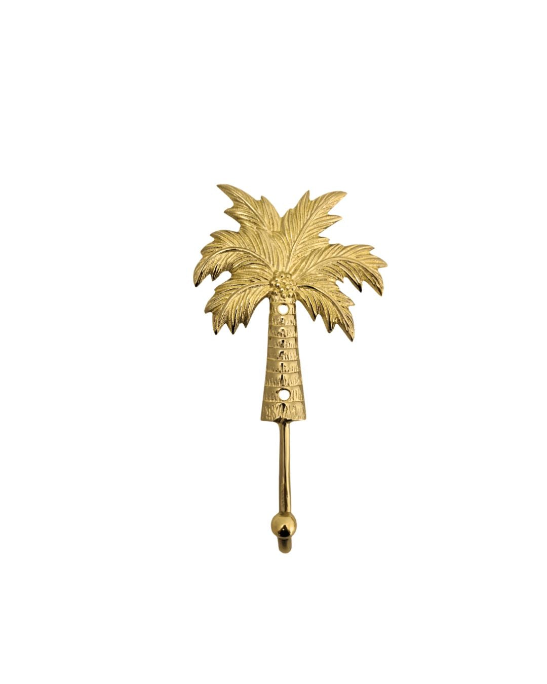 Gold Brass Palm Tree Hook - Large Sun Republic 