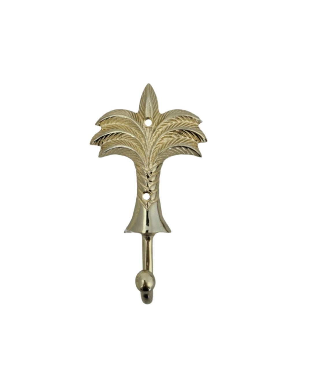 Gold Brass Palm Tree Wall Hook Sun Republic 