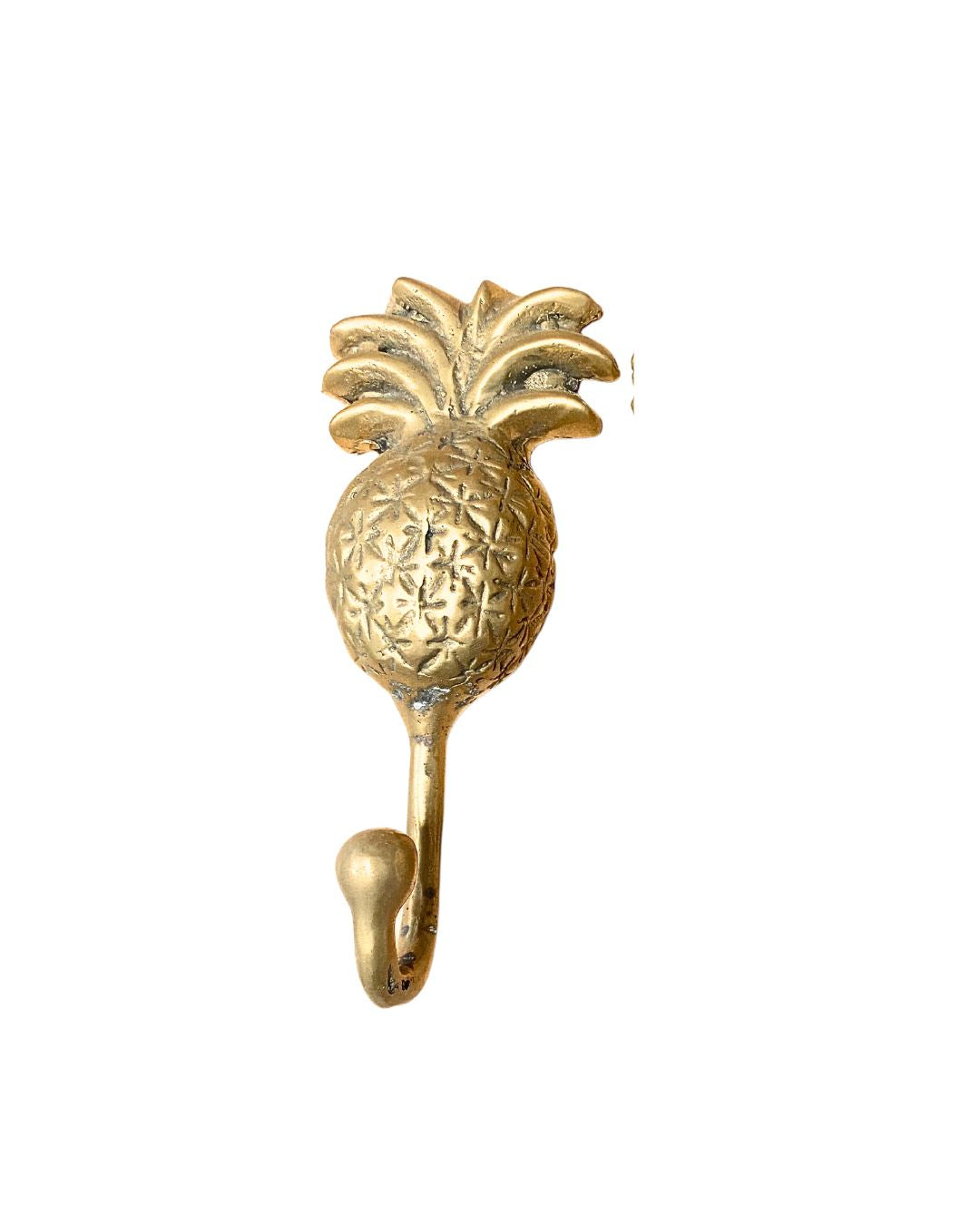 Gold Brass Pineapple Hook - Large Sun Republic 