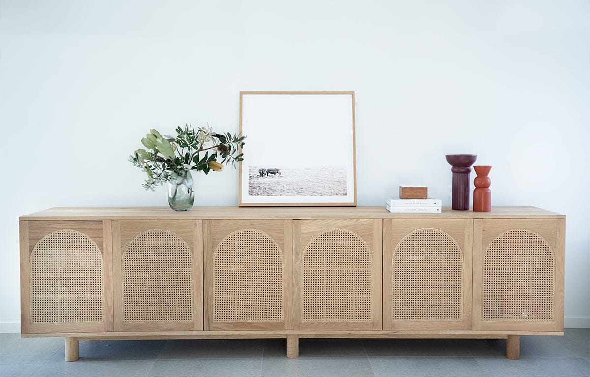Hali American Oak Arch Door Sideboard - 200cm & 300cm Sizes Sun Republic 