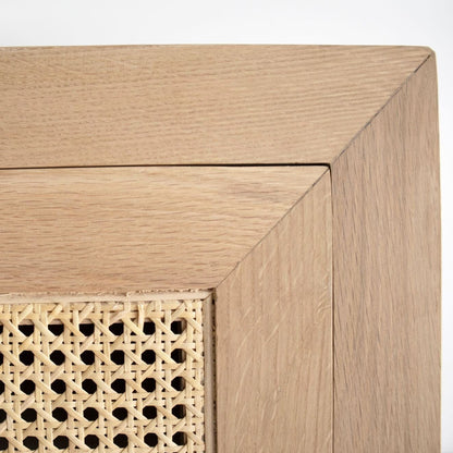 Hali American Oak Entertainment Unit - 220cm 4 Door Sun Republic 