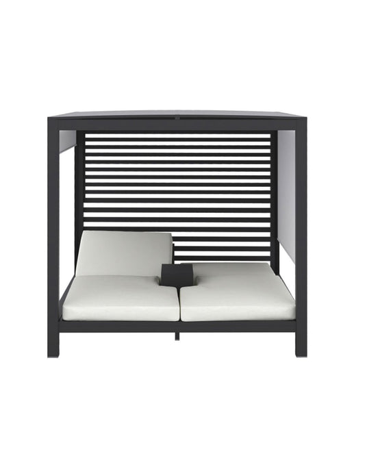 Hamilton Double Daybed Cabana – Asteroid Black (Charcoal) Sun Republic 