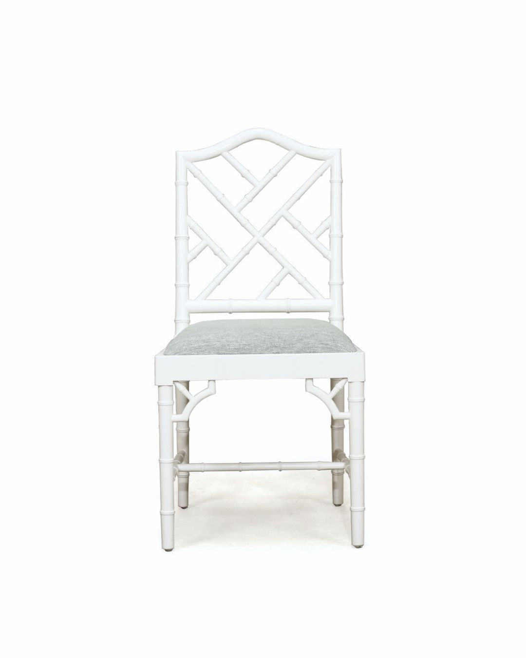 Hampton Dining Chair – White with Duck Egg Blue Coastal Drift 