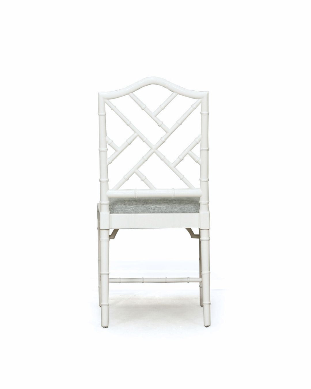 Hampton Dining Chair – White with Duck Egg Blue Coastal Drift 