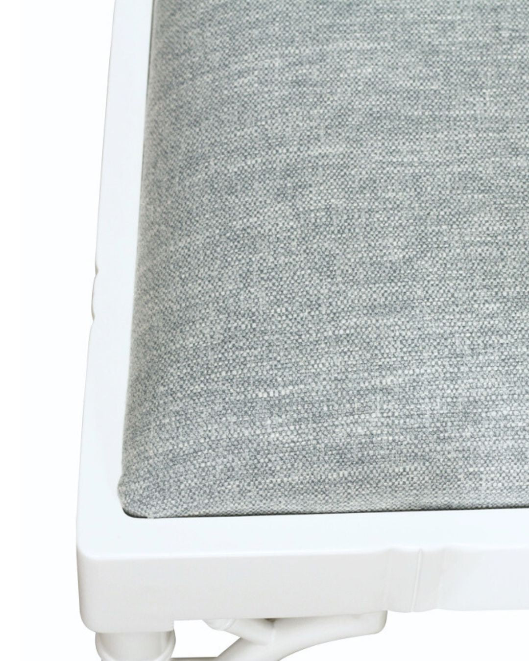 Hampton Dining Chair – White with Duck Egg Blue Coastal Drift 