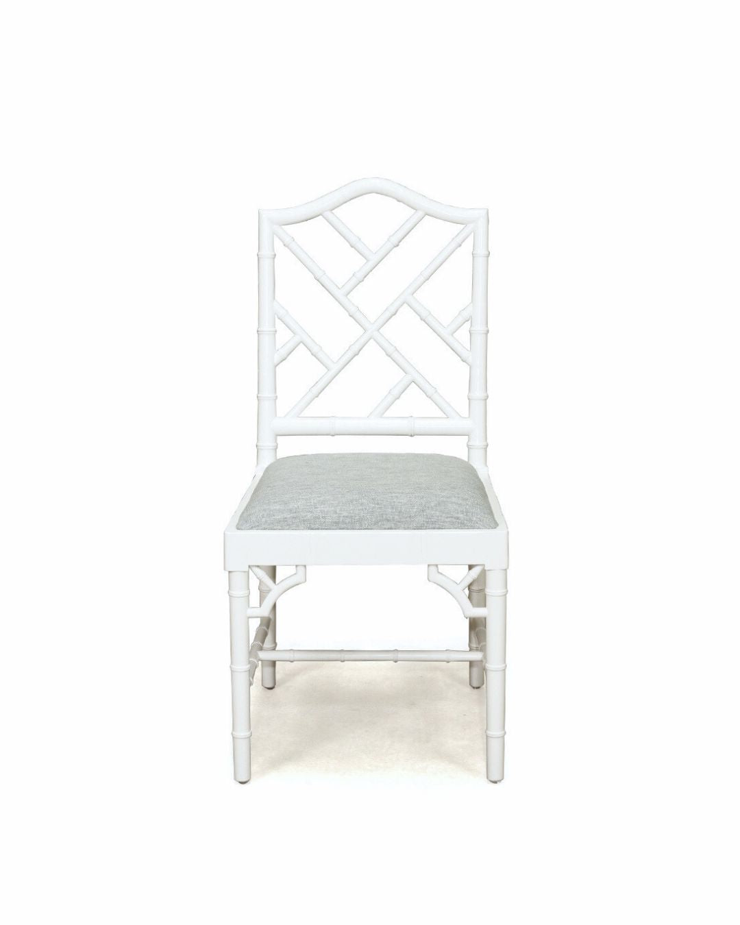 Hampton Dining Chair – White with Duck Egg Blue Coastal Drift 
