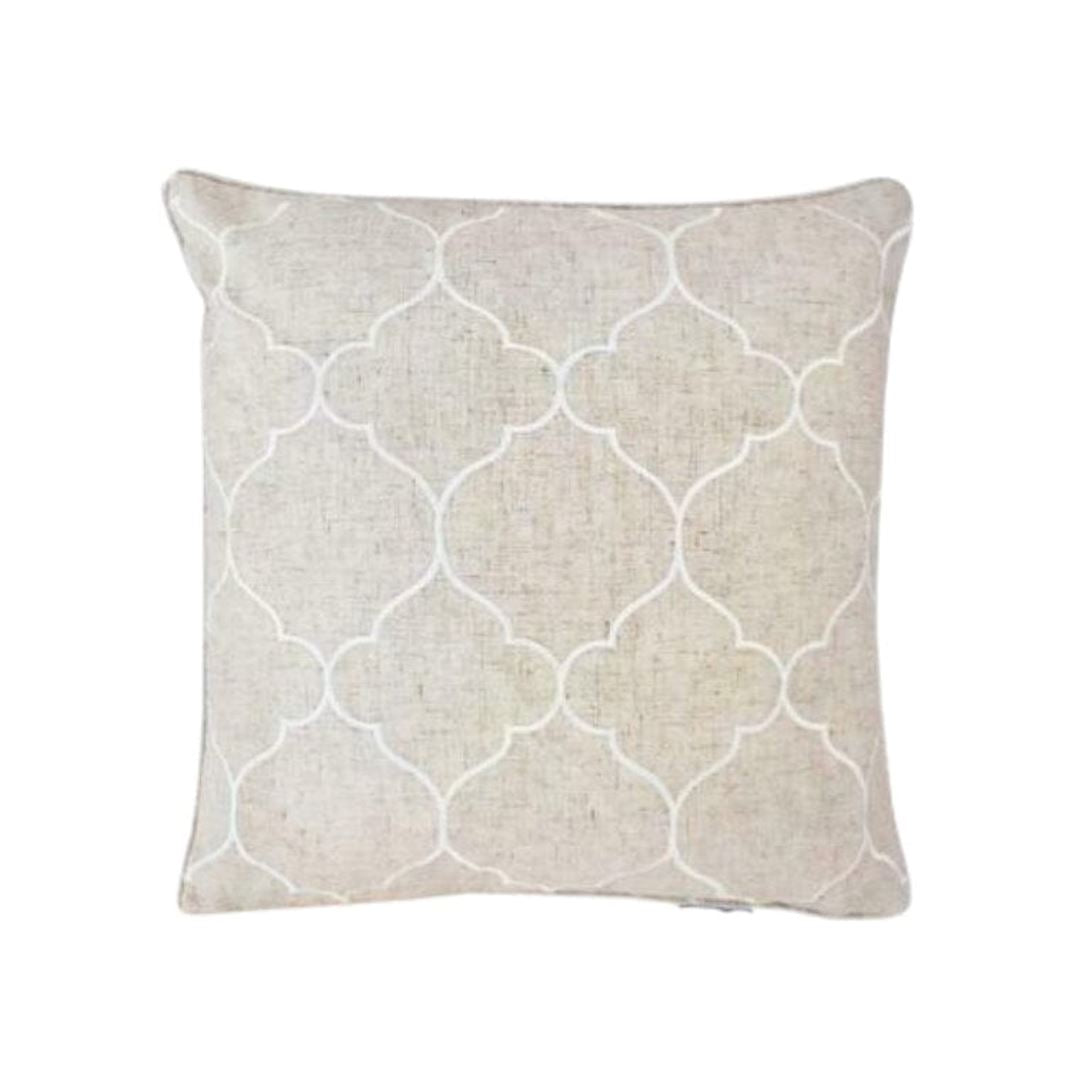 Hamptons Trellis Cushion – Navy & White or Natural & White Sun Republic 