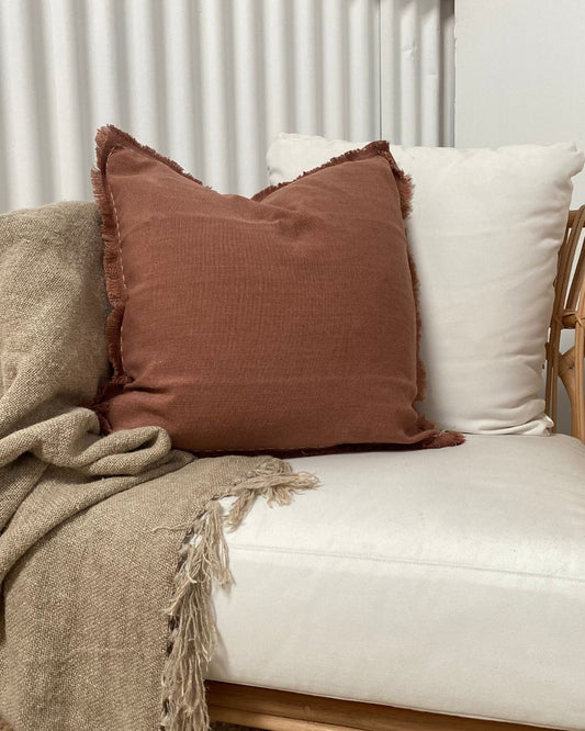 Hand Loomed 100% Cotton Cushion Cover - Peony Sun Republic 