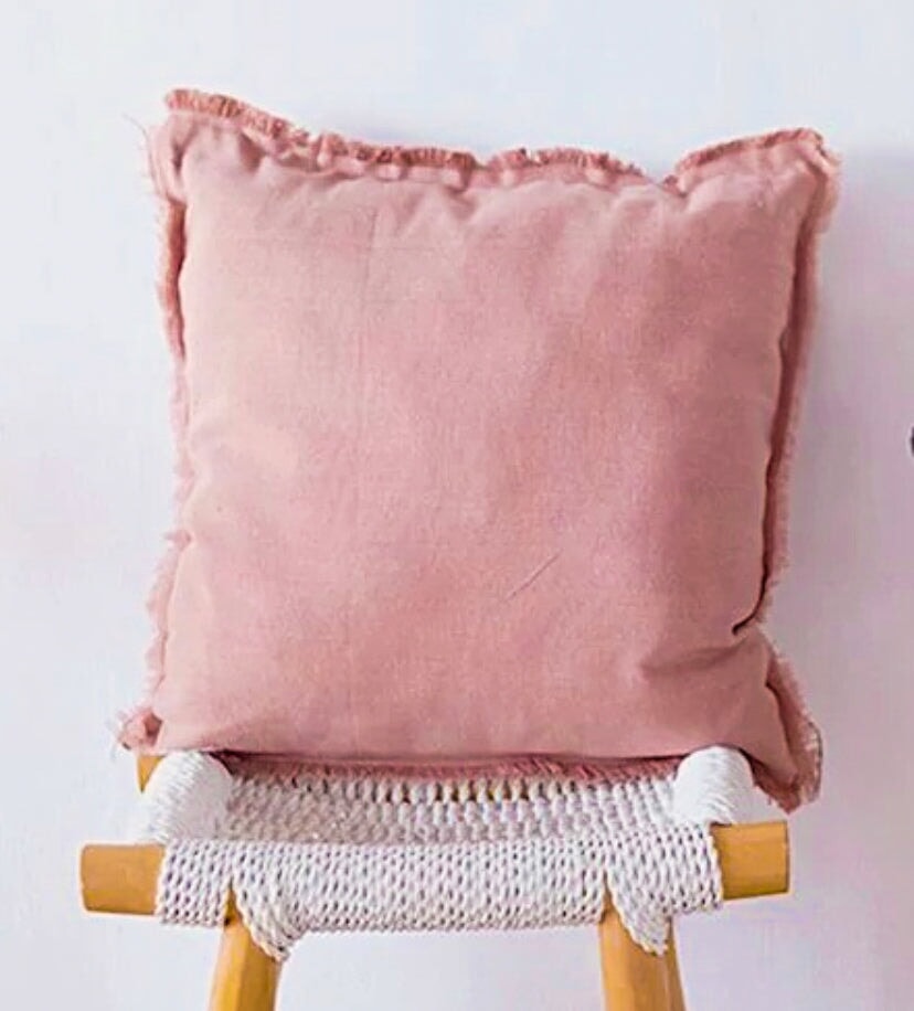 Hand Loomed Cotton Cushion Cover - Mustard Sun Republic 