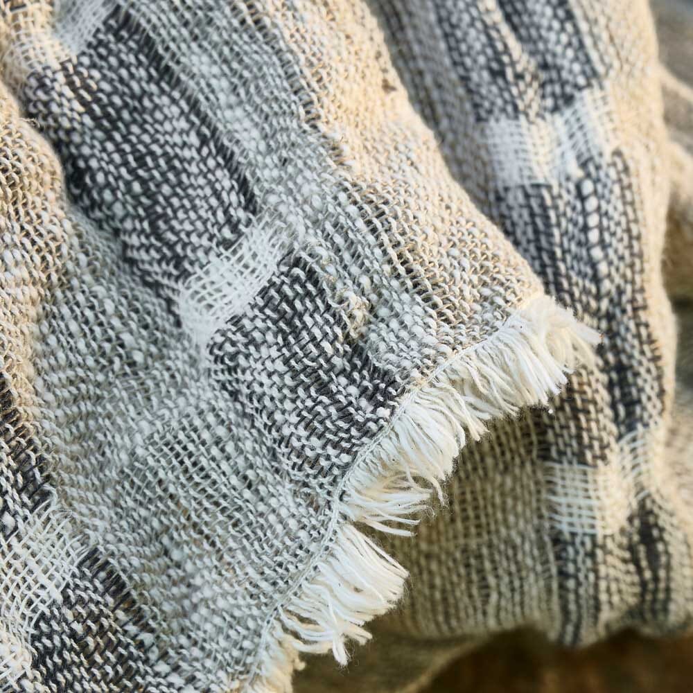 Hand Loomed Linen Throw - Petra Sun Republic 