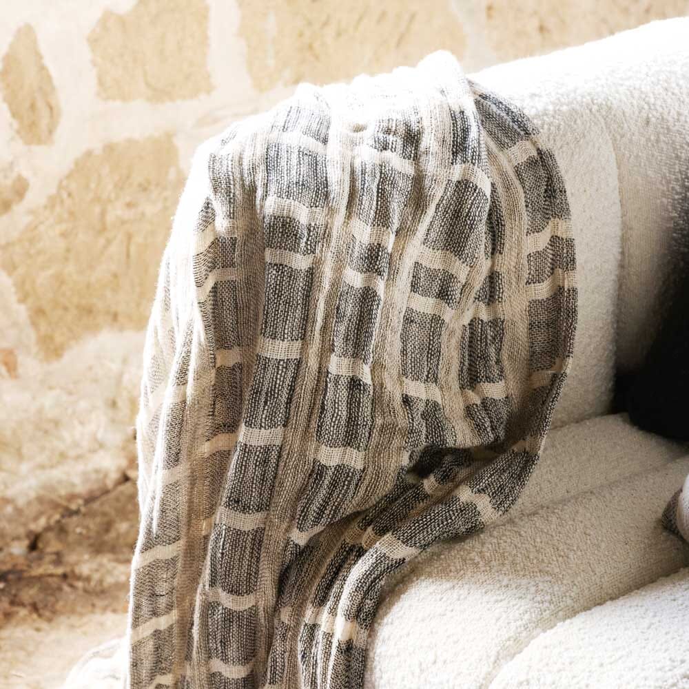 Hand Loomed Linen Throw - Petra Sun Republic 