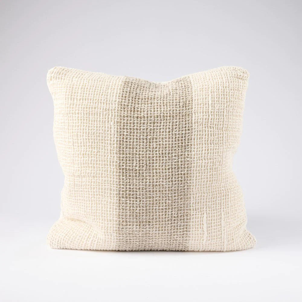Hand Woven Linen Cushion With Feather Insert - Coco - 2 Sizes Sun Republic 
