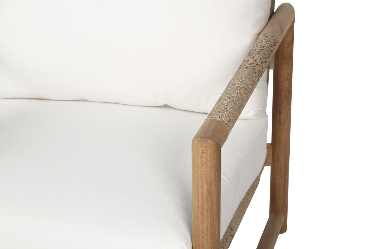 Haoa Single Seat Sofa – Teak & Sunbrella Upholstery Sun Republic 