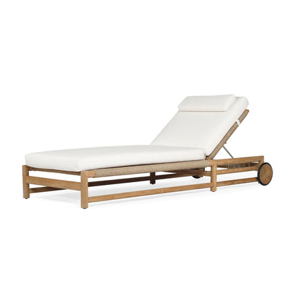 Haoa Teak Outdoor Sun Lounge Sun Republic 