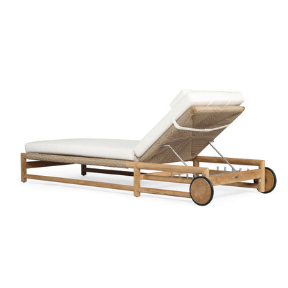 Haoa Teak Outdoor Sun Lounge Sun Republic 