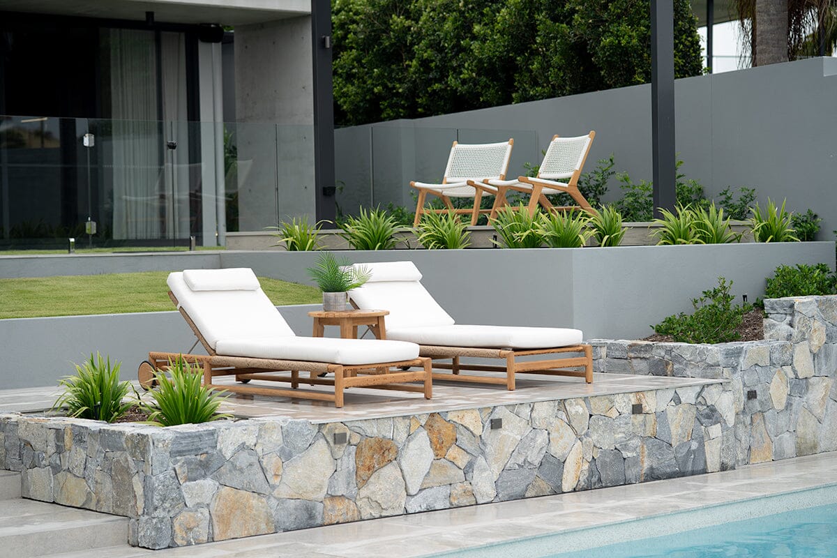 Haoa Teak Outdoor Sunlounge 
