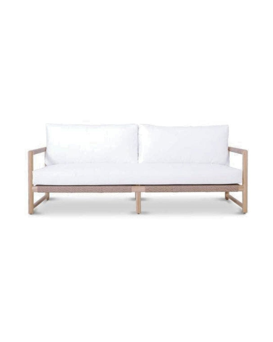 Haoa Three Seat Sofa – Teak & Sunbrella Upholstery Sun Republic 