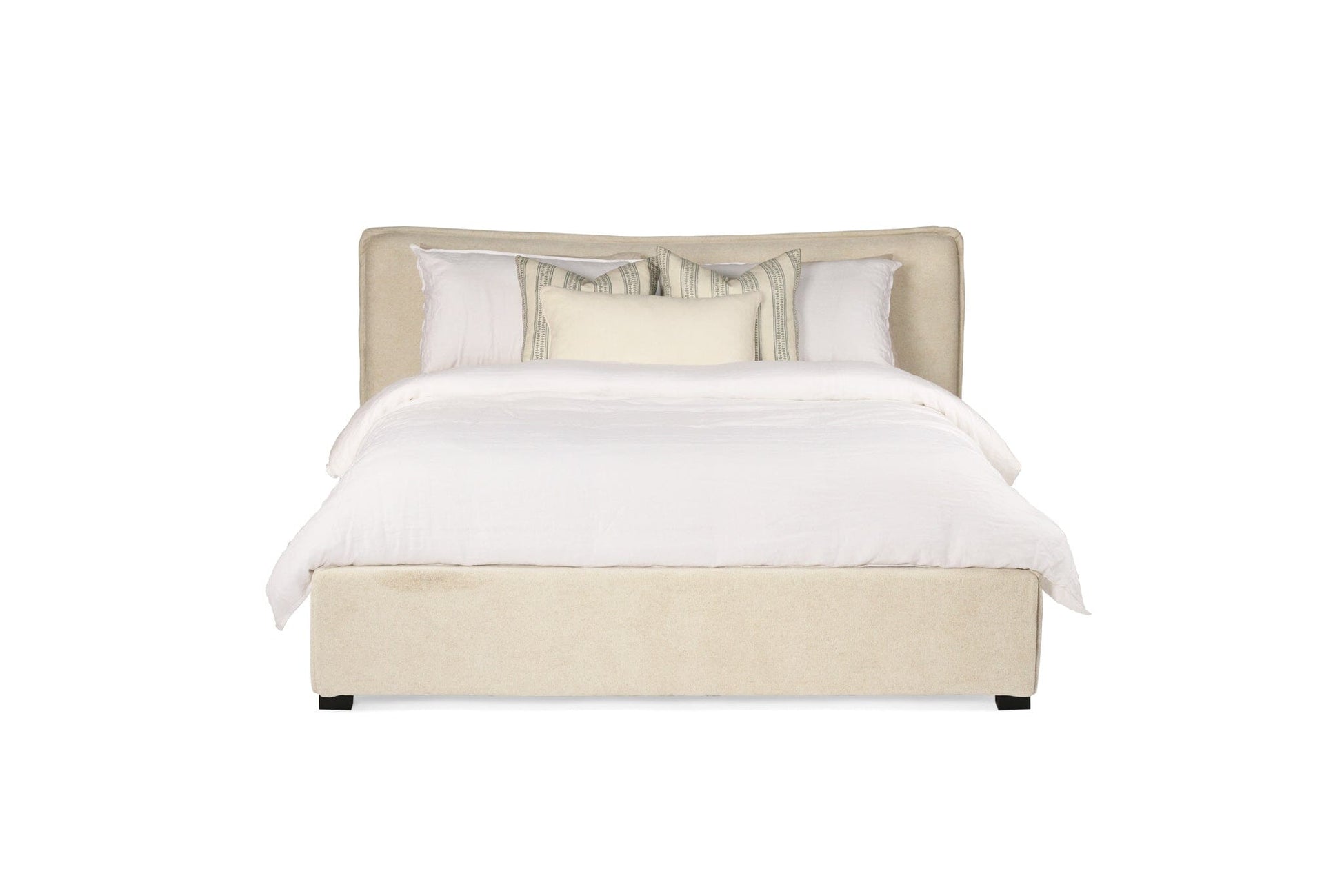 Harmony Upholstered Bed - Queen/King - Organic Linen Sun Republic 