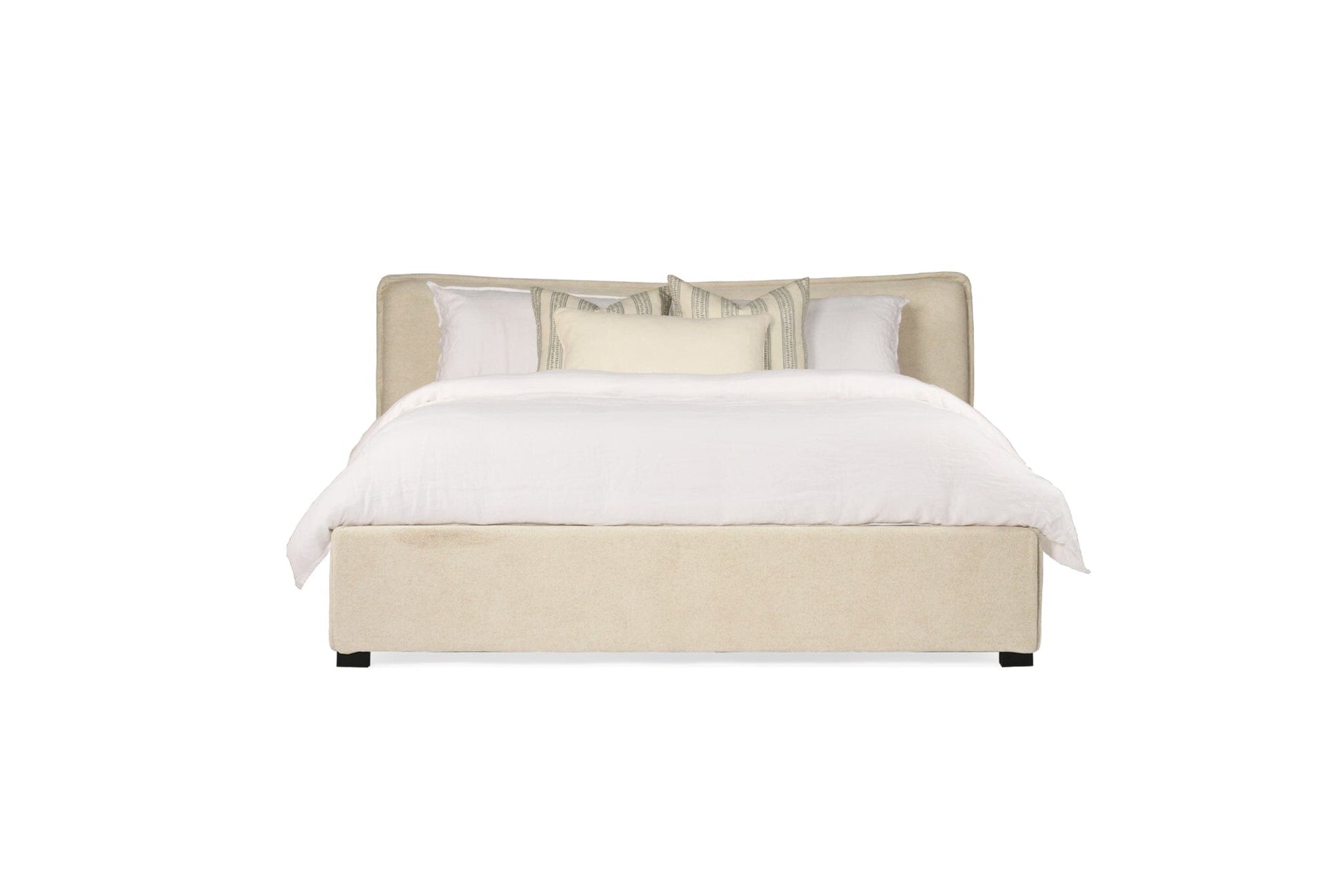 Harmony Upholstered Bed - Queen/King - Organic Linen Sun Republic 