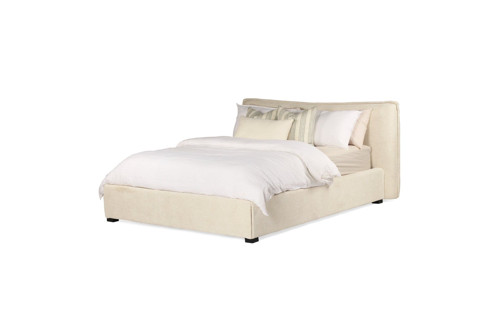 Harmony Upholstered Bed - Queen/King - Organic Linen Sun Republic 