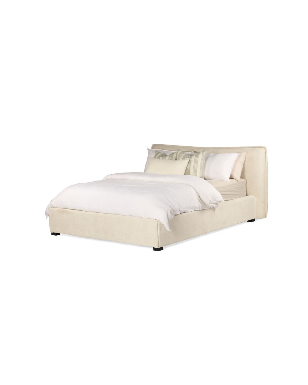 Harmony Upholstered Bed - Queen/King - Organic Linen Sun Republic 