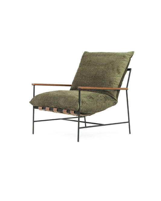 Harvey Armchair – Forest Green Upholstery Sun Republic 