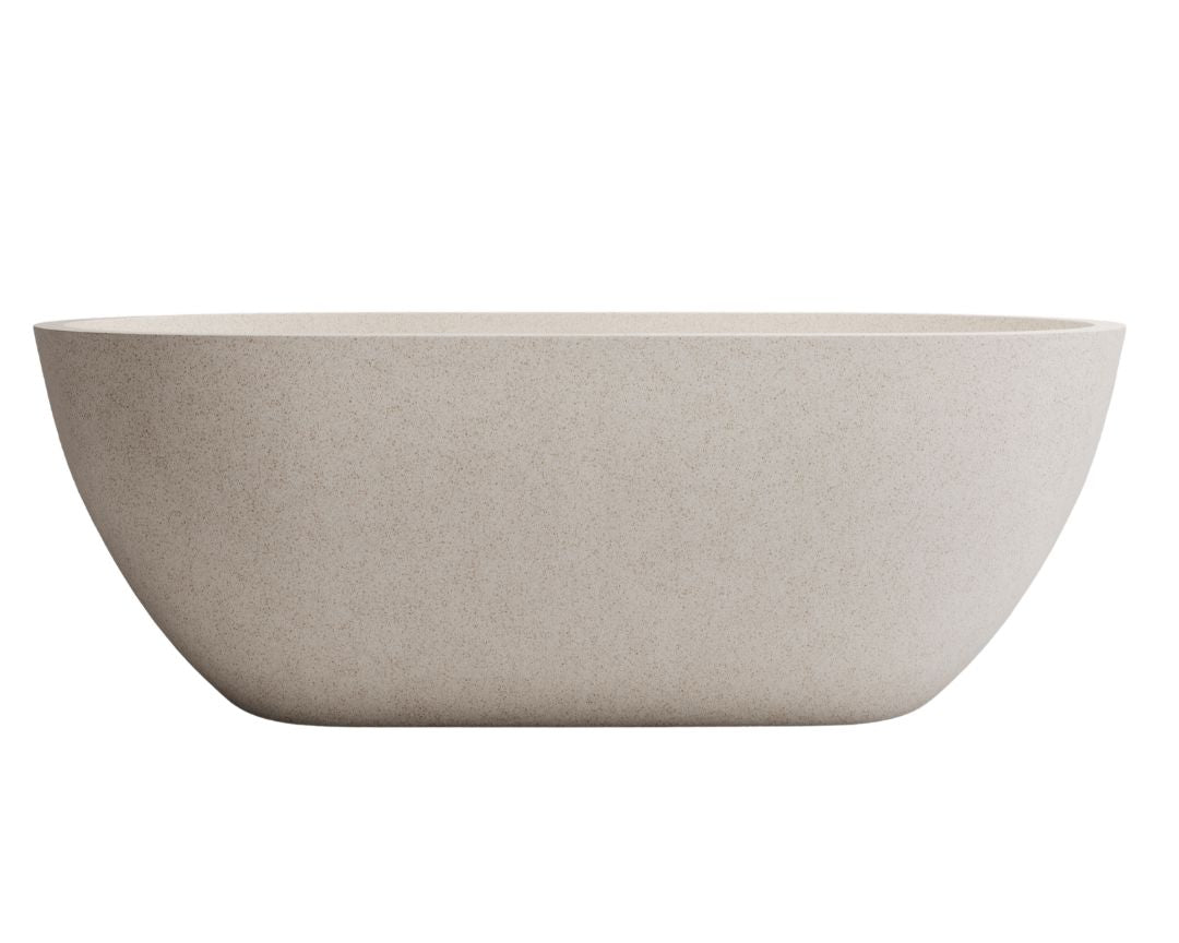 Indy 1700mm Freestanding Stone Composite Bath Madu Living 