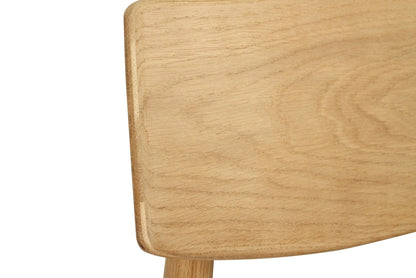 Jansen American Oak Dining Chair | Natural with Linen Seat Sun Republic 