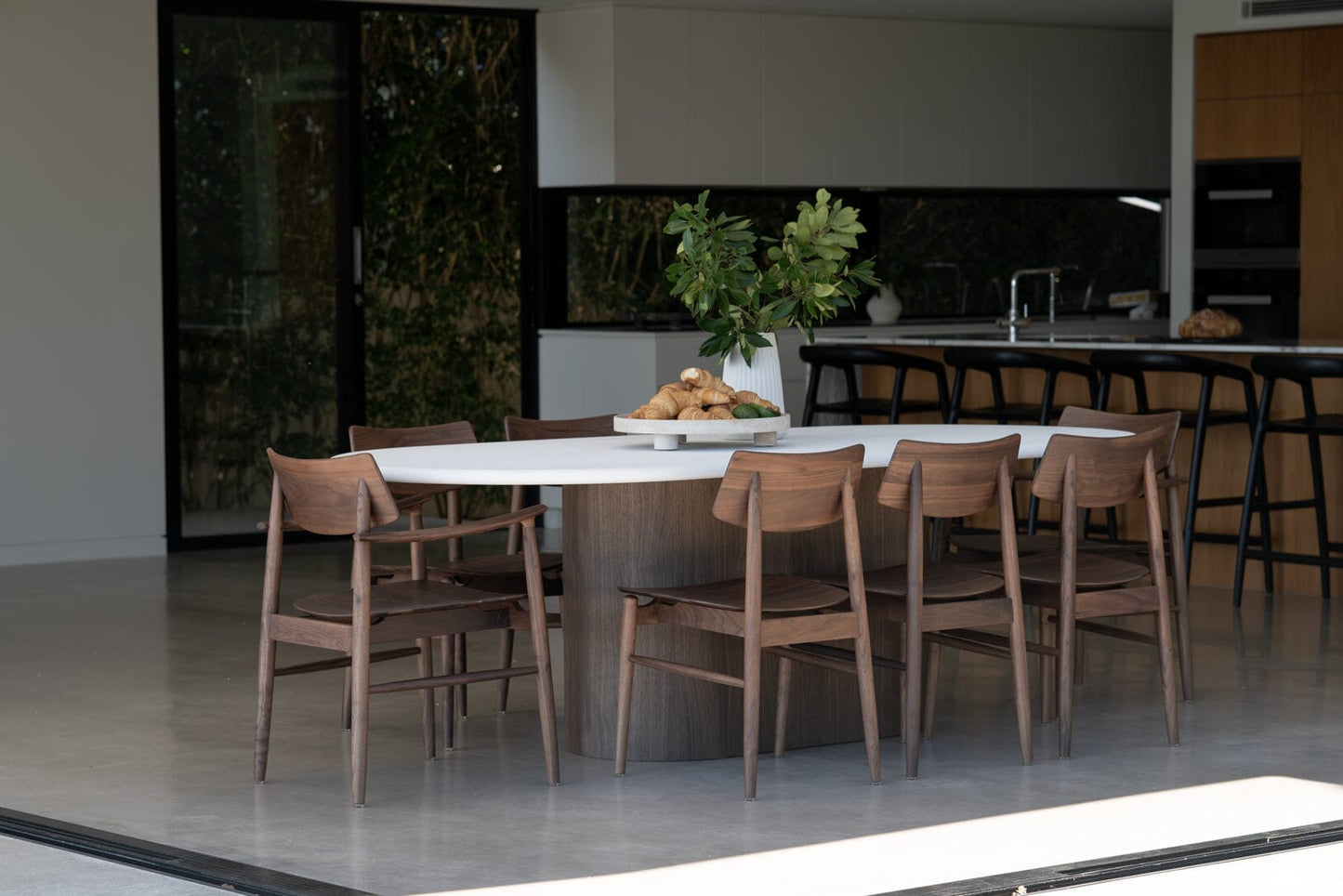 Jansen American Oak Dining Chair - Walnut Sun Republic 