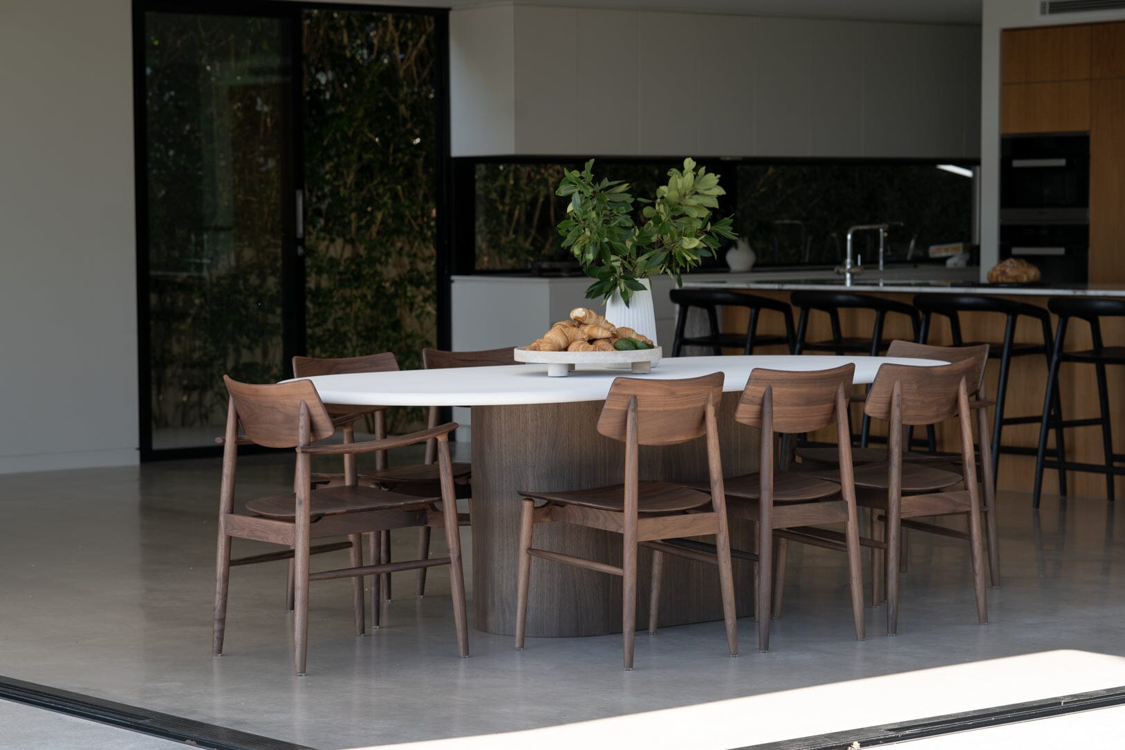 Jansen American Oak Dining Chair - Walnut Sun Republic 