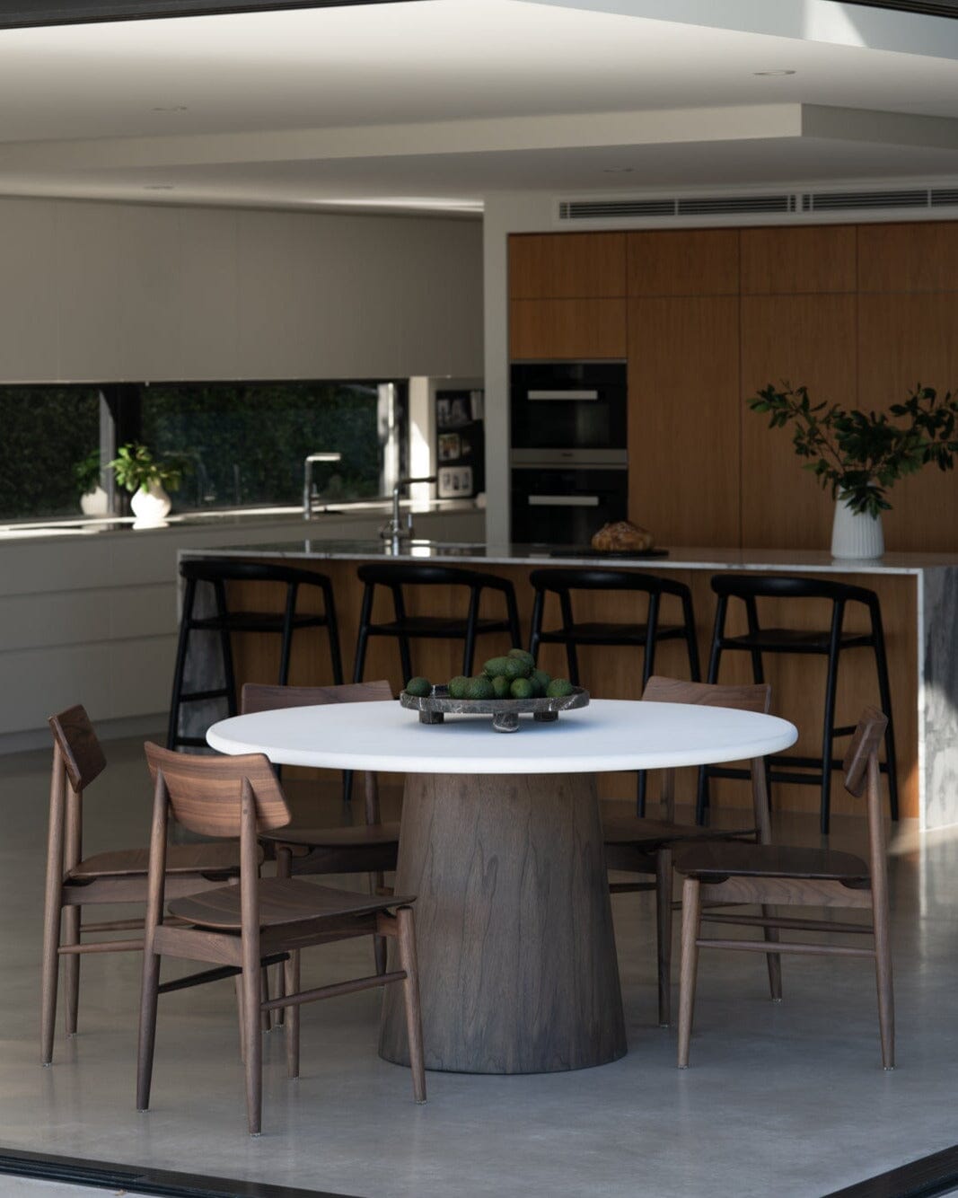 Jansen American Oak Dining Chair - Walnut Sun Republic 